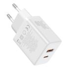 Мережевий зарядний пристрій Baseus Cube Fast Charger C+U 30W EU Moon White