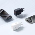 Мережевий зарядний пристрій Baseus Cube Fast Charger C+U 30W EU Moon White