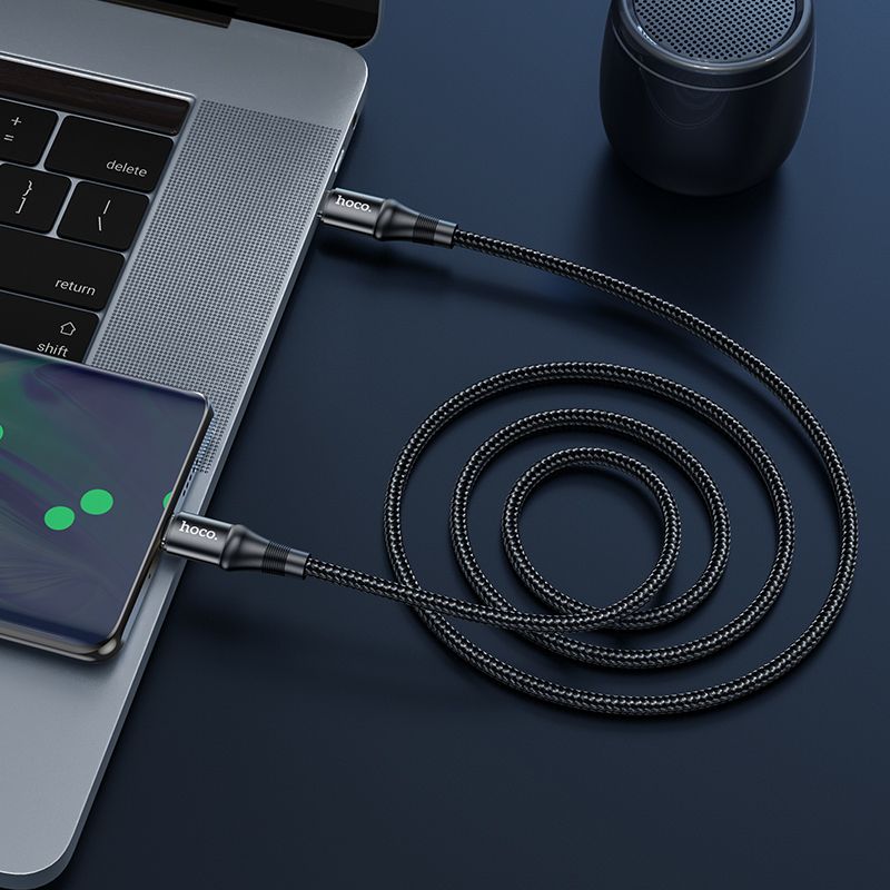 Кабель HOCO X50 Type-C to Type-C Exquisito 100W charging data cable(L=2M) Black