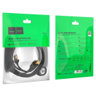 Мережевий кабель HOCO US02 Level pure copper gigabit ethernet cable(L=3M) Black