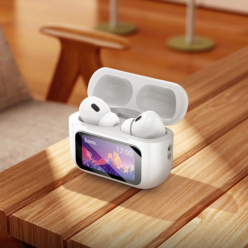 Бездротові навушники HOCO EW72 Lite Soar true wireless touch screen BT headset White