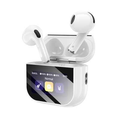 Бездротові навушники HOCO EW82 Sparkle true wireless touch screen BT headset White