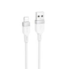 Кабель HOCO X109 Energy silicone charging data cable iP (L=1M) White