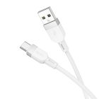 Кабель HOCO X109 Energy silicone charging data cable Type-C(L=1M) White