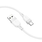 Кабель HOCO X109 Energy silicone charging data cable Type-C(L=1M) White