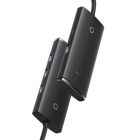 USB-хаб Baseus Lite Series 4-Port Type-C HUB Adapter (Type-C to USB 3.0*4) 25cm Black