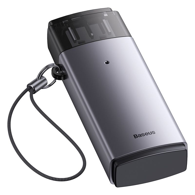 Кардридер Baseus Lite Series USB-A  to SD/TF Card Reader  Grey