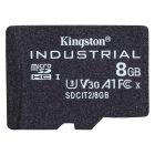 Карта пам'яті microSDHC (UHS-1 U3) Kingston Industrial 8Gb class 10 V30 А1