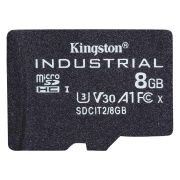 Карта пам'яті microSDHC (UHS-1 U3) Kingston Industrial 8Gb class 10 V30 А1