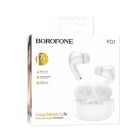 Бездротові навушники BOROFONE FQ1 Shine wireless BT headset White
