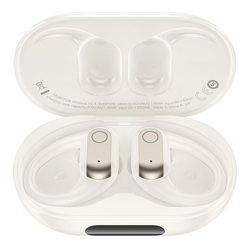 Бездротові навушники BOROFONE FQ6 Dream sound true wireless BT headset Milky White