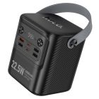 Зовнішній акумулятор HOCO J152 Tough 22.5W+PD20W+light power bank (80000mAh) Black