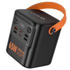 Зовнішній акумулятор HOCO J152 Pro Tough PD65W+light power bank (80000mAh) Black