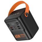 Зовнішній акумулятор HOCO J152 Pro Tough PD65W+light power bank (80000mAh) Black