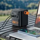 Зовнішній акумулятор HOCO J152 Pro Tough PD65W+light power bank (80000mAh) Black