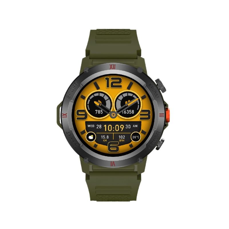 Смарт-годинник IWO X22 38mm. 330 mAh, IP68 Army Green