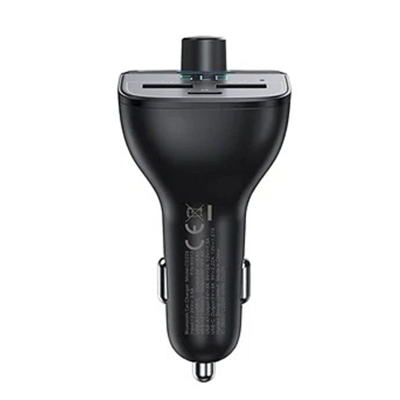 АЗП з FM-модулятором UGREEN CD229 FM&amp;Bluetooth Transmitter&amp;Car Charger + TF  Slot Black