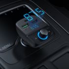 АЗП з FM-модулятором UGREEN CD229 FM&amp;Bluetooth Transmitter&amp;Car Charger + TF  Slot Black