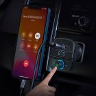 АЗП з FM-модулятором UGREEN CD229 FM&amp;Bluetooth Transmitter&amp;Car Charger + TF  Slot Black