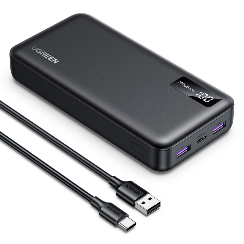 Зовнішній акумулятор UGREEN PB312 20000mAh PD 20W