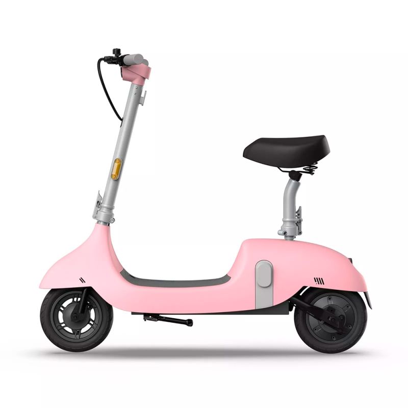 Електросамокат з сидінням OKAI Ceetle PRO EA10C Pink 10', 350(900)W, 25Km/h, 10.4Ah, 55Km, 20%, NFC, App.29kg