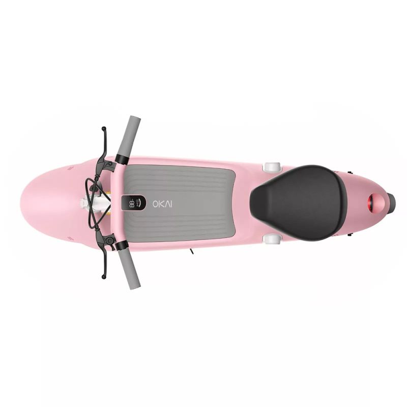 Електросамокат з сидінням OKAI Ceetle PRO EA10C Pink 10', 350(900)W, 25Km/h, 10.4Ah, 55Km, 20%, NFC, App.29kg