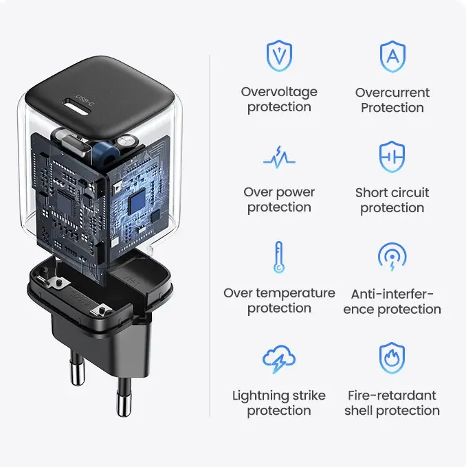Мережевий зарядний пристрій UGREEN CD318 Nexode mini 20W Charger EU (UGR-90664)