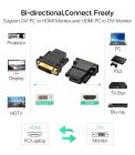 Кабель UGREEN 20124 DVI 24+1 Male to HDMI Female Adapter (Black) (UGR-20124)