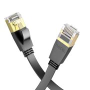Мережевий кабель HOCO US07 General pure copper flat network cable(L=10M) Black