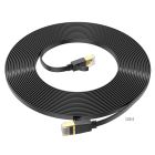 Мережевий кабель HOCO US07 General pure copper flat network cable(L=10M) Black