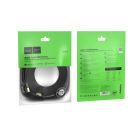 Мережевий кабель HOCO US07 General pure copper flat network cable(L=10M) Black