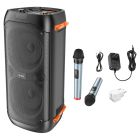 Портативна колонка HOCO BS53 Manhattan wireless dual mic outdoor BT speaker Black