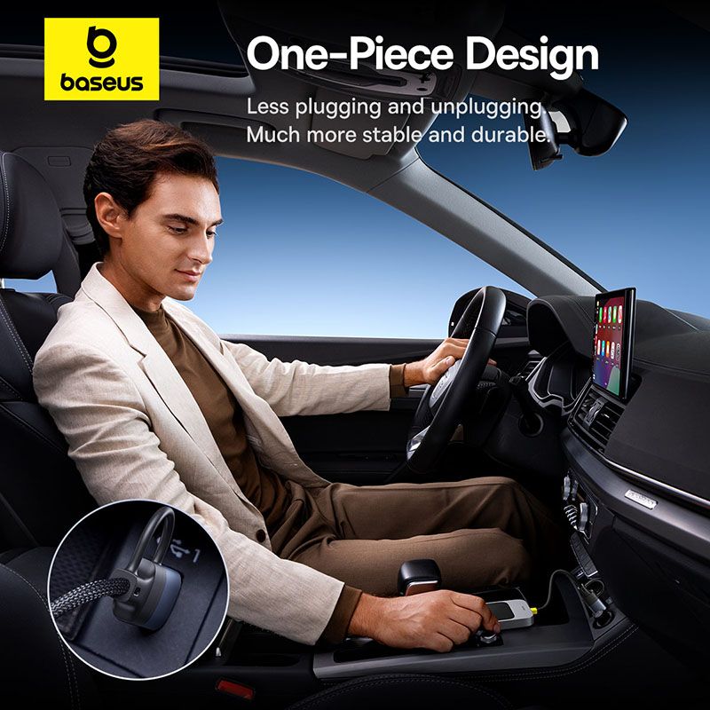 Адаптер Baseus SafeJourney Series Wireless CarPlay Adapter Space Grey