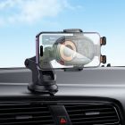 Автотримач для телефона з БЗП HOCO HOCO HW34 Blue whale 3-axis linkage wireless fast charging car holder(center console)
