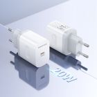 Мережевий зарядний пристрій BOROFONE BA99A Breeze single port PD20W charger White