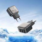 Мережевий зарядний пристрій BOROFONE BAS51A Absolute dual-port charger set(iP) Black