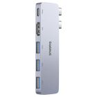 USB-хаб Baseus UltraJoy Series 5-Port HUB Space Grey (USB-C*2 to USB-C 40Gbps*1+HDMI 4K@30Hz*1+USB3.0*3）