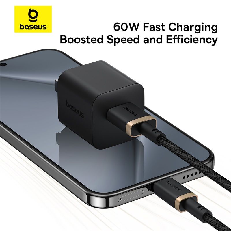 Кабель Baseus Dura Series Fast Charging Cable USB to Type-C 60W 1m Gold+Black