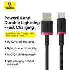 Кабель Baseus Dura Series Fast Charging Cable USB to Type-C 60W 1m Red+Black