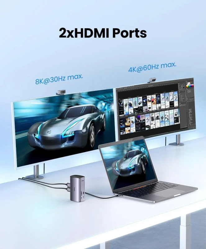 USB-хаб Ugreen USB-C Multifunctional Docking Station(13-in-1)
