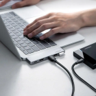 USB-Хаб UGREEN CM251 Dual USB-C To HDMI+3*USB 3.0 A+Type C Female Converter