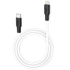 Кабель HOCO X21 Plus Type-C to iP 3A, 20W, 1m,  black and white