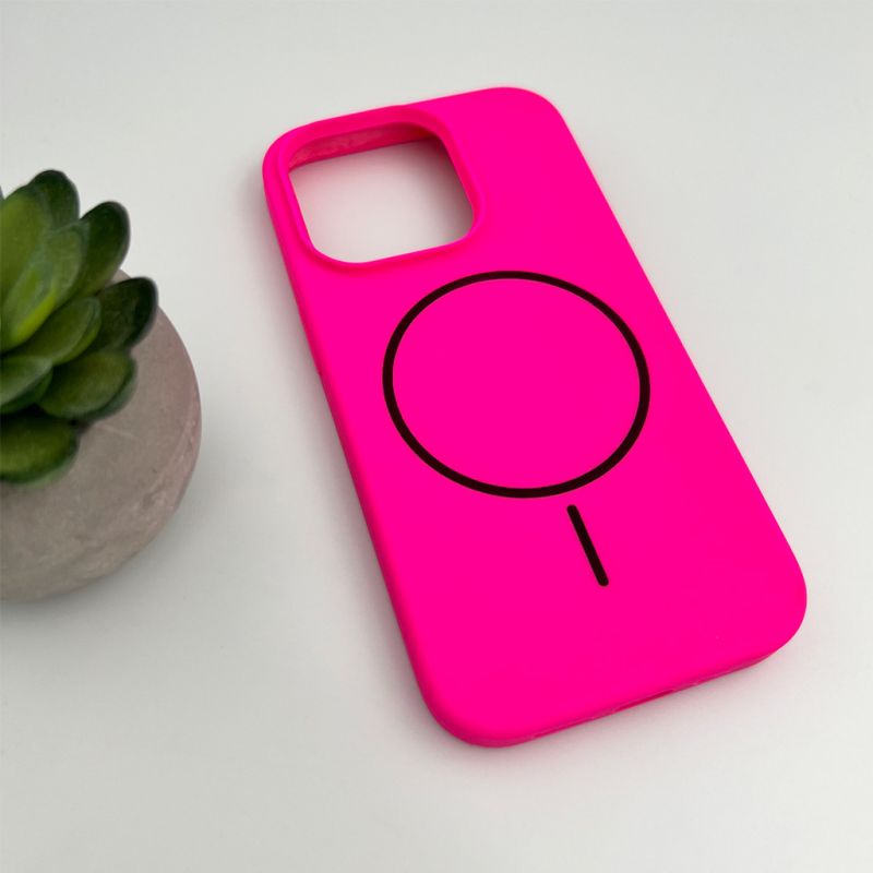 Чохол для смартфона Cosmic Silicone Case Magnetic for Apple iPhone 14 Pro Max 52,Shiny Pink