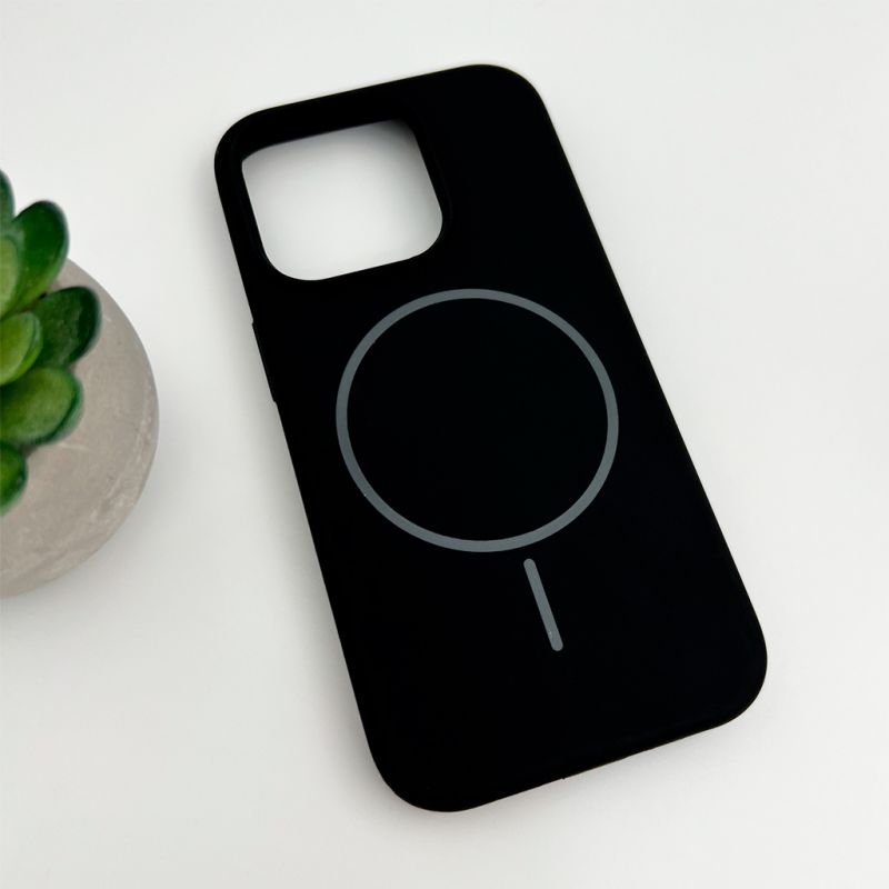 Чохол для смартфона Cosmic Silicone Case Magnetic for Apple iPhone 15 Pro Max 18,Black