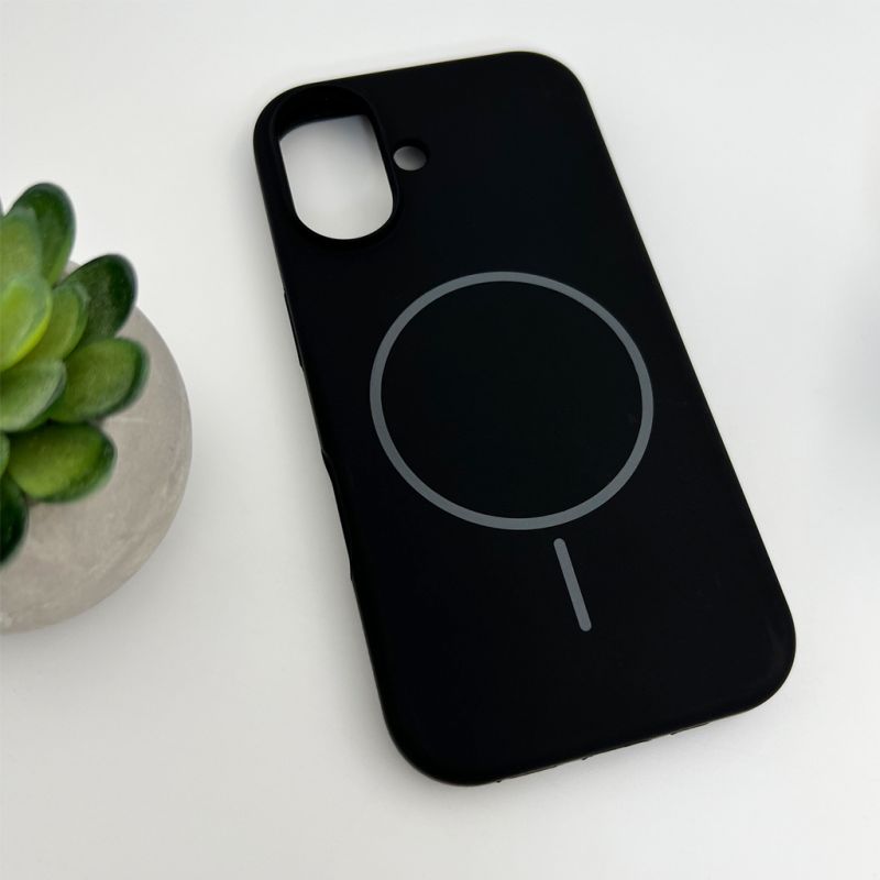 Чохол для смартфона Cosmic Silicone Case Magnetic for Apple iPhone 16 18,Black
