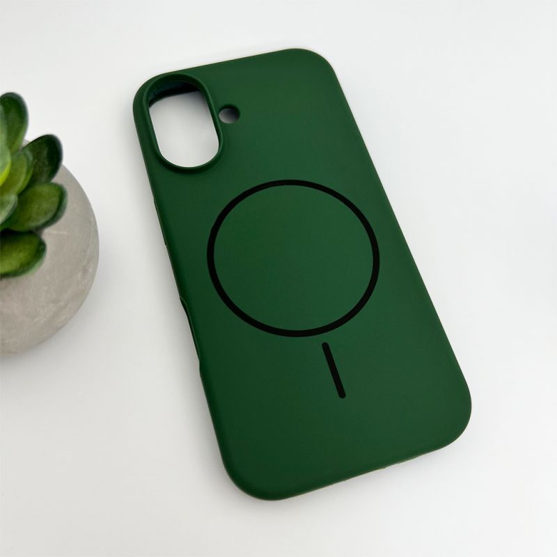 Чохол для смартфона Cosmic Silicone Case Magnetic for Apple iPhone 16 54,Atrovirens