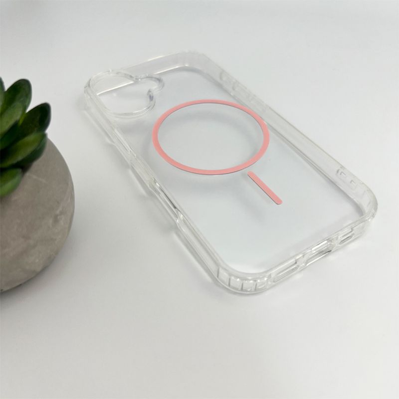 Чохол Cosmic Acrylic Thin Magnetic for Apple iPhone 16 Pink
