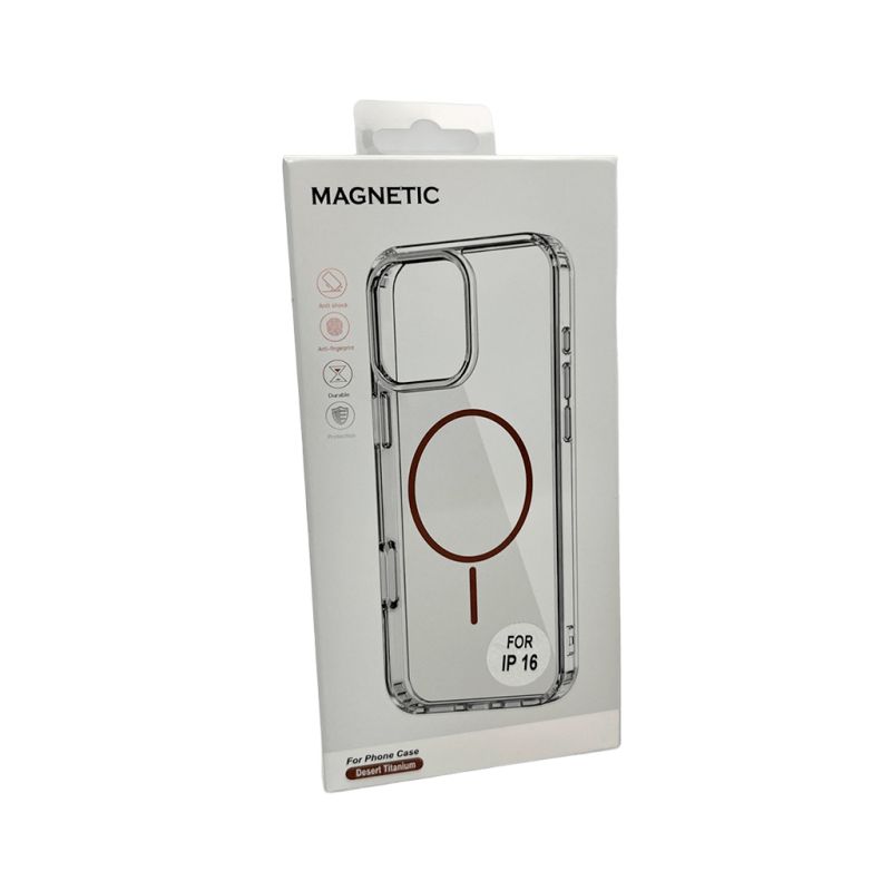 Чохол Cosmic Acrylic Thin Magnetic for Apple iPhone 16 Gold