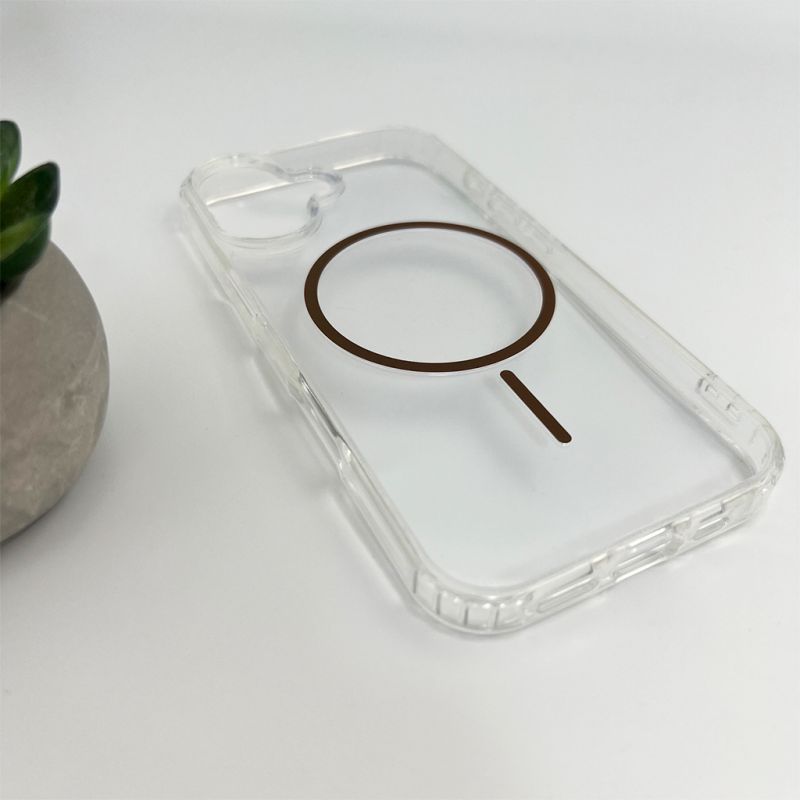 Чохол Cosmic Acrylic Thin Magnetic for Apple iPhone 16 Gold