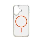 Чохол Cosmic Acrylic Thin Magnetic for Apple iPhone 17 Orange